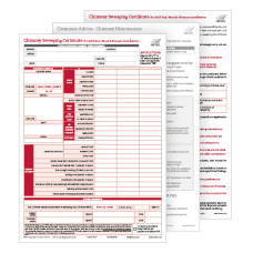 Chimney Sweep Certificate (pad of 100)